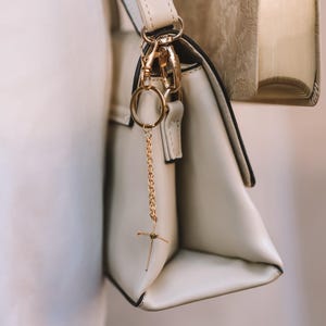 Cross Keychain Bag Charm, Christian Faith Based Accessories