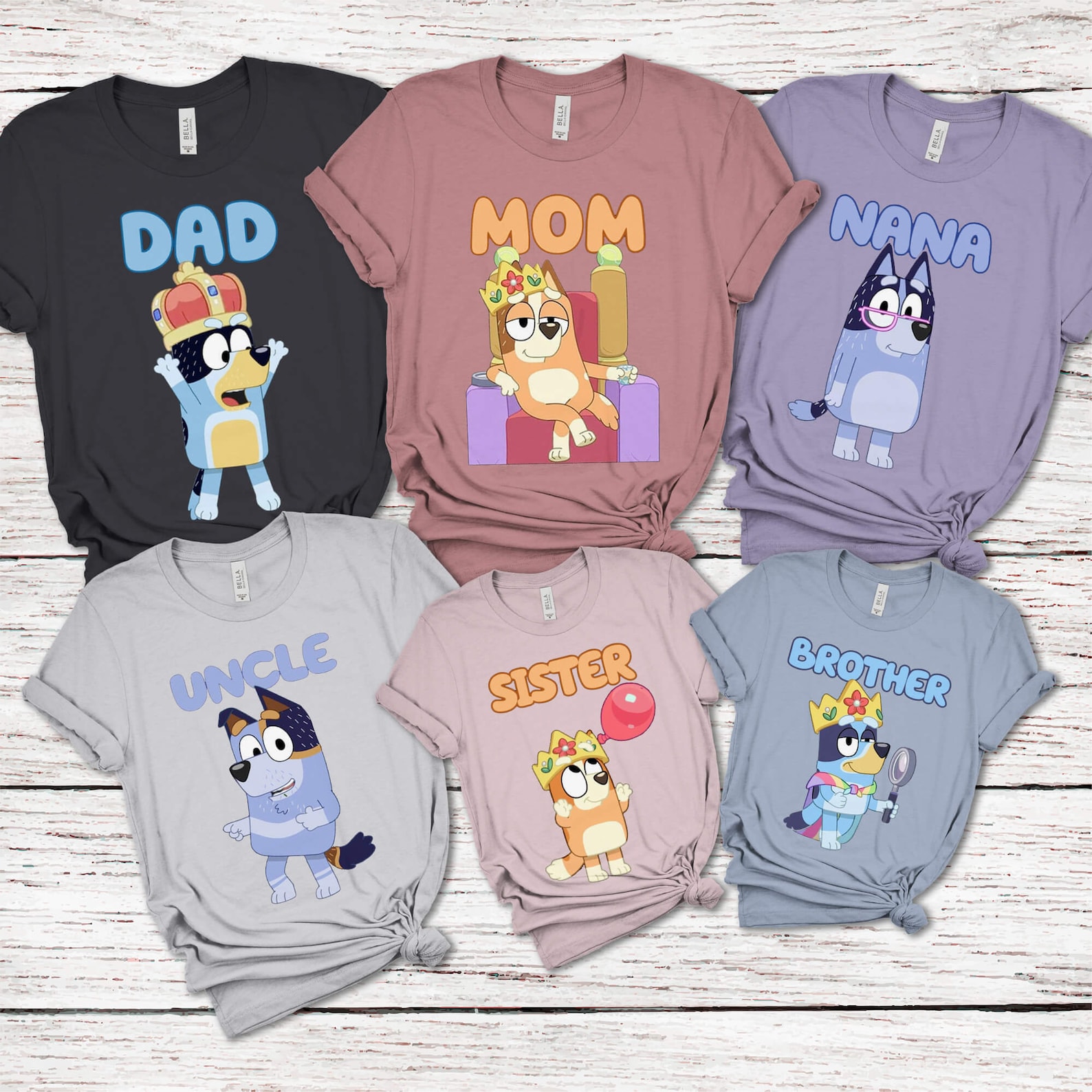 Family Shirt Bluey Birthday Shirt Bluey Kids and Adults Etsy