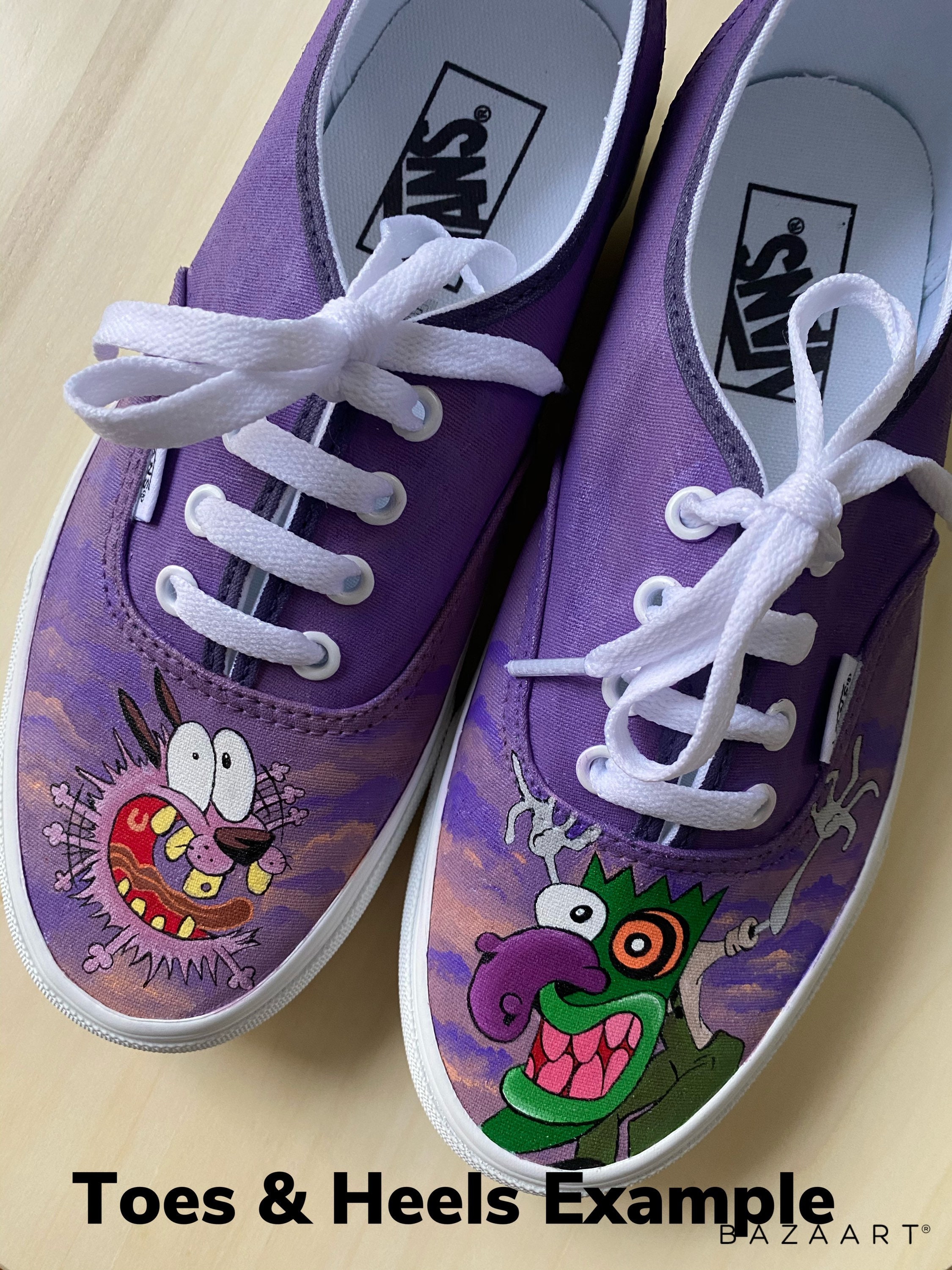 Custom Hand-painted Van's - Made to order