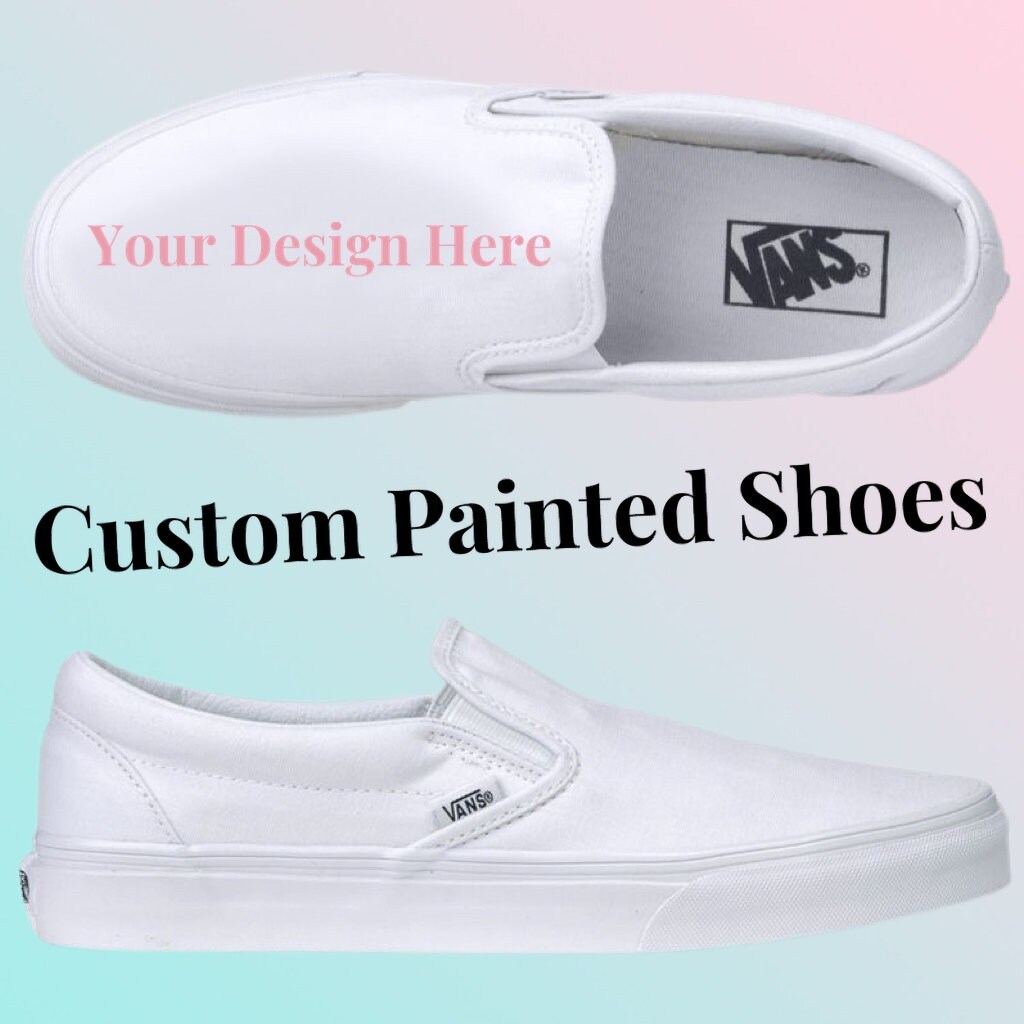 Custom Hand-painted Van's - Made to order