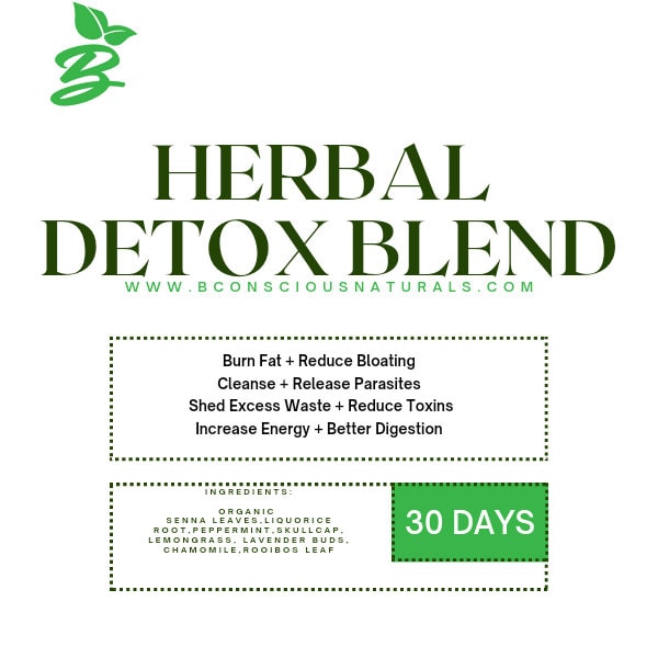 30 Day Full Body Detox(Release Waste & Harmul Toxins)Cleansing Tea, Cleanse Tea,Bloating Tea,Fatburner,Mucus Tea