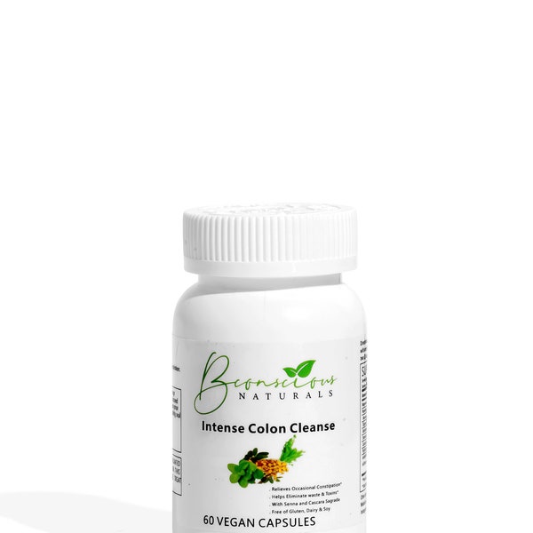 Natural Vegan Internal Colon Cleanse,Total Body Cleanse,Colon Flush,Herbal Colon Cleanse,Fully Body Detox,Inflammation Cleanser