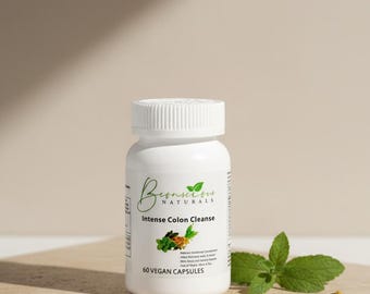 Herbal Colon Cleanse Capsules | Digestive Support + Occasional Constipation Relief | Natural Gut & Bowel Support