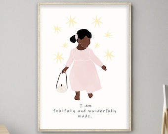 Christian nursery print | Printed & Shipped | Modern Scripture Decor | Bible verse prints | Christian nursery decor