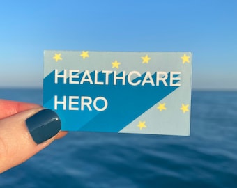 Healthcare Hero | Vinyl Waterproof Sticker |