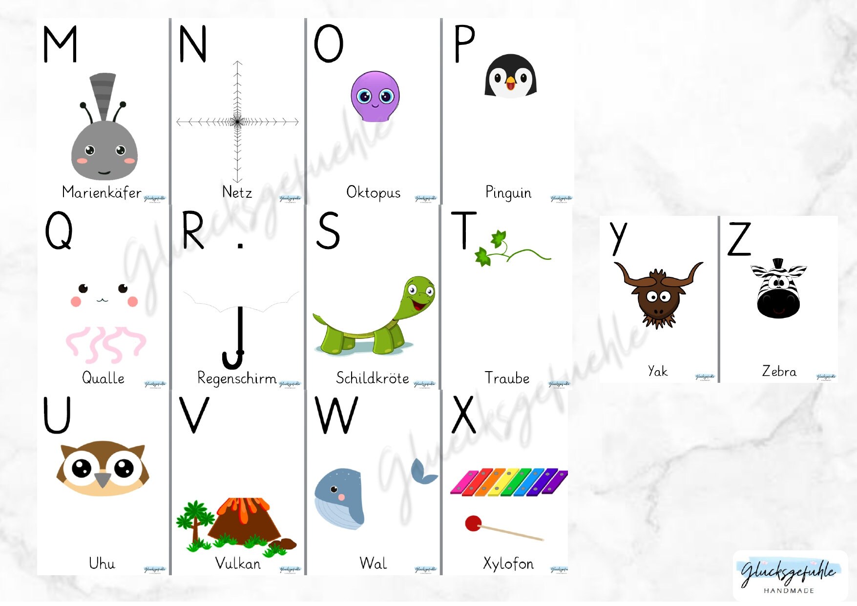 PDF Alphabet ABC Handprint, Footprint, Fingerprint, Printable ...