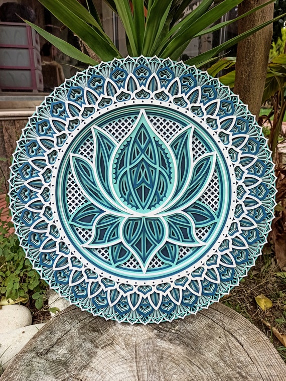Timber mandala wall hanging hotsell