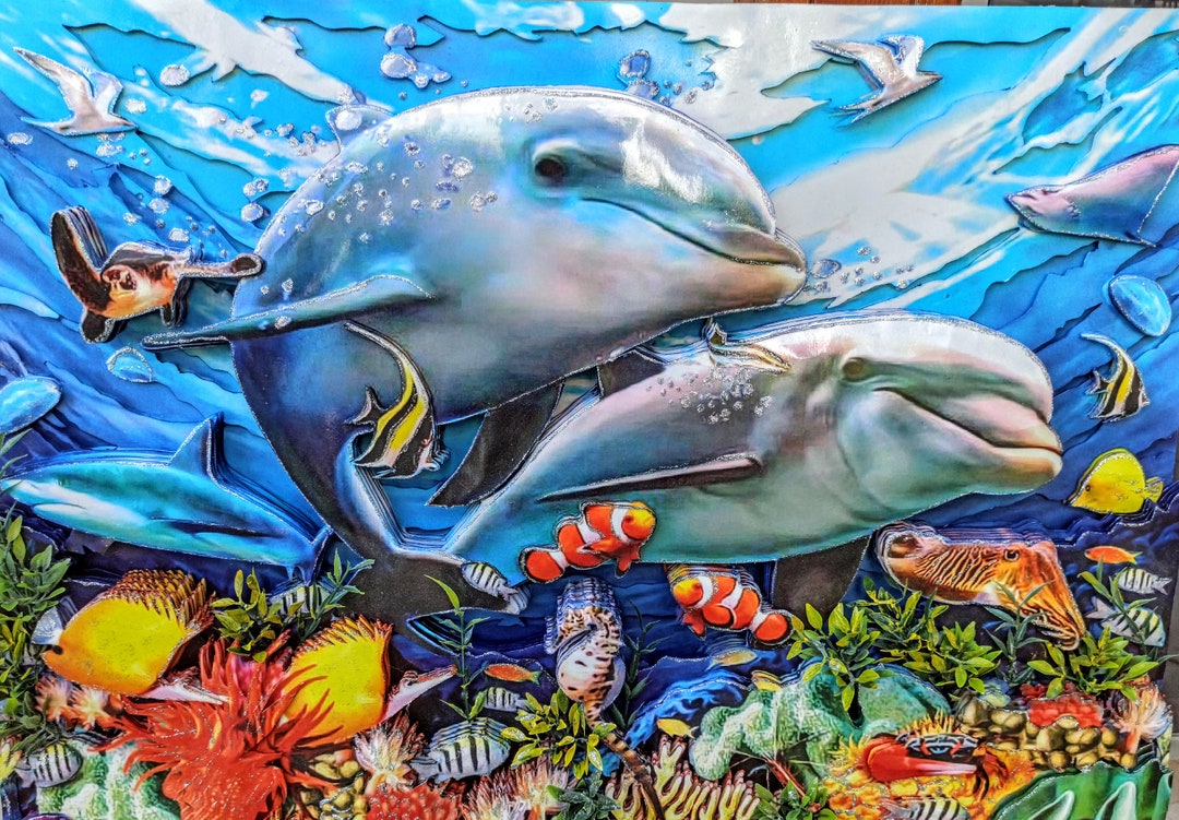 100 Fish Shaped Paper Clips - Cute Dolphin Design Metal Clips With Storage Box