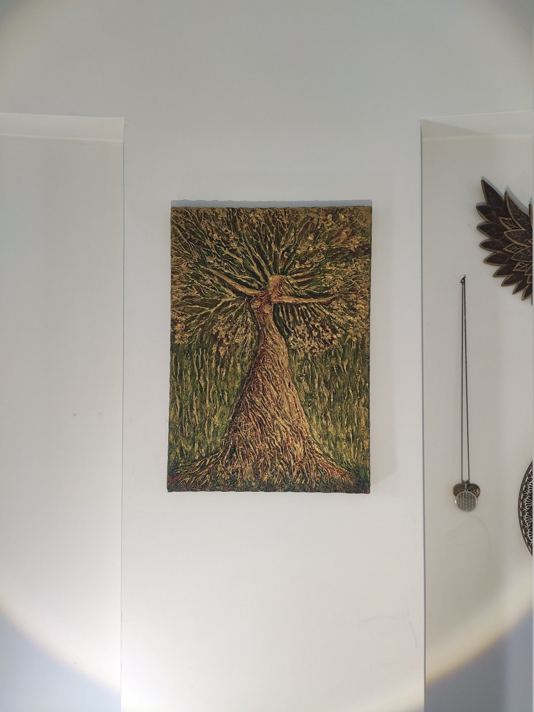 Tree of Life on Canvas, Original Painting, Acrylic Painting on Canvas ...