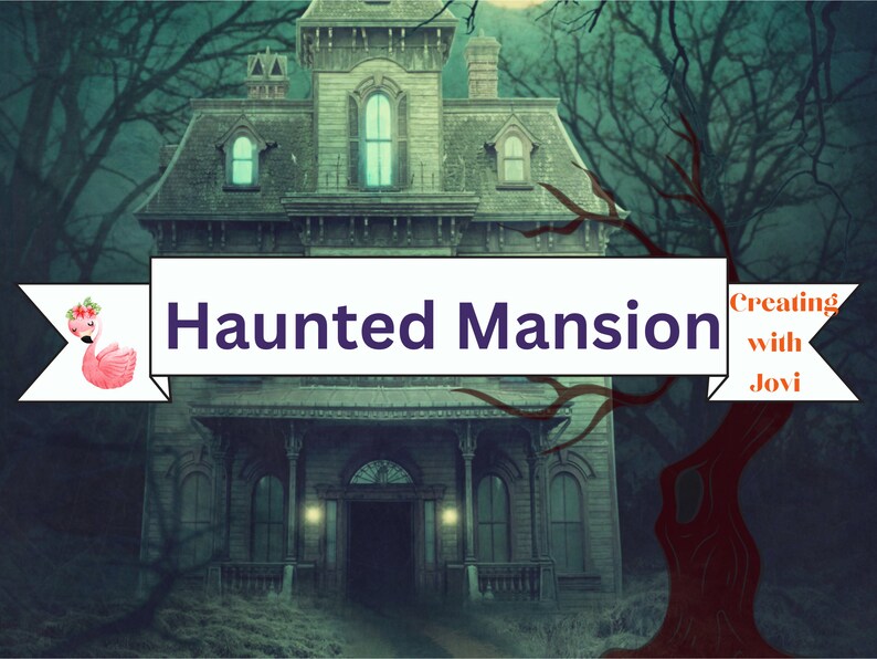 Haunted Mansion Printable, Haunted Mansion Junk Journal Kit, Haunted ...