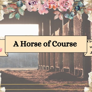 Horse Printable, Horse Junk Journal Kit, Horse Digital Print, Horse Scrapbook Kit, Horse Paper craft, Collage, Card Making