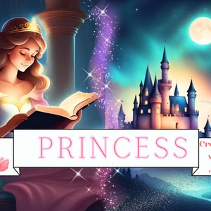 Princess Printable, Princess Junk Journal Kit, Princess Collage Sheets, Princess Ephemera, Princess Digital Download, Scrapbook, Diary