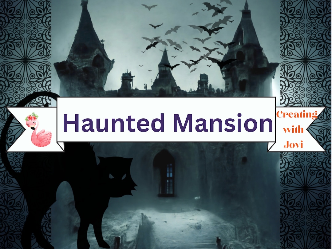 Haunted Mansion Printable, Haunted Mansion Junk Journal Kit, Haunted ...