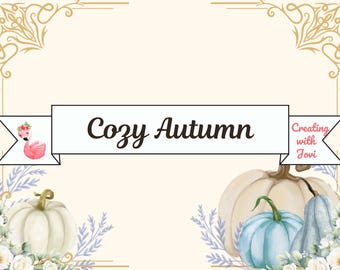 Cozy Autumn Junk Journal Kit: Printable Ephemera, Collage Paper (Digital Download)