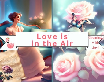 Viktorianische Liebe Junk Journal Kit: Romantisches Florales Sammelalbum (Digitaler Download)