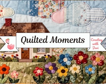 Quilted Moments Patchwork Printable Junk Journal Kit | 20 Page Digital Download