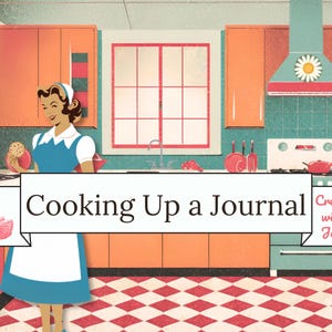 Kit de diário de culinária, kit de diário de receitas para impressão, diário de cozinha, download de diário de culinária, livro de receitas vintage, itens de panificação