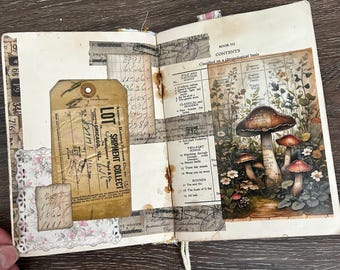 Vintage Handmade Journal – Altered Vintage Music Book