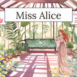 Kit de diário de lixo para impressão da Srta. Alice, Cottage Core para impressão, colagem, mídia mista, scrapbooking, diário feito à mão, criação de cartões