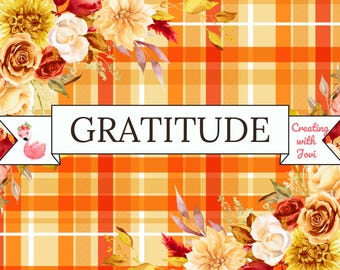 Autumn Printable Journal Kit: Fall Scrapbook Paper Pack (Digital Download)