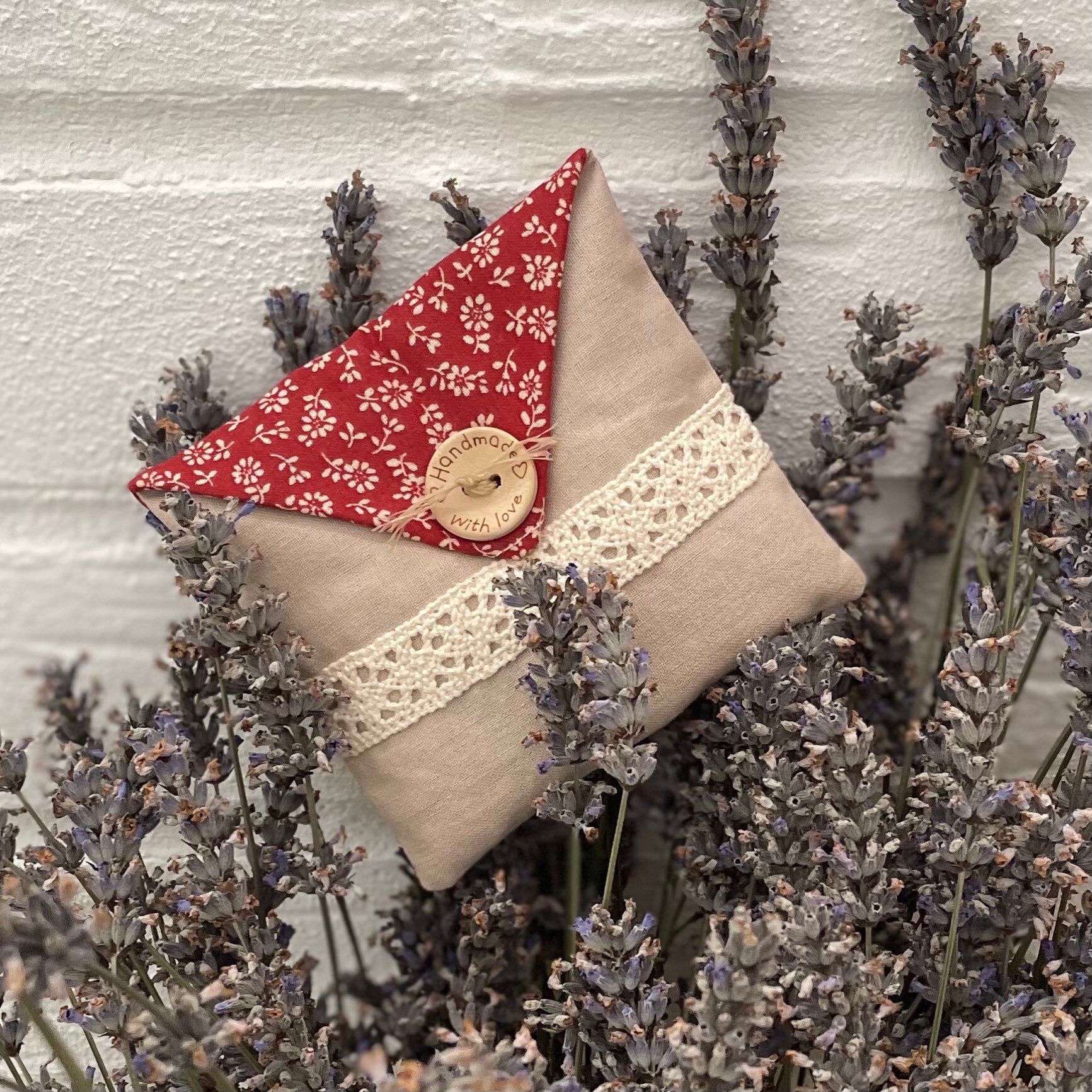 Lavande Séchée, Pochon de Lavande, Antimite Naturel, Coussin à Suspendre, Coussinet Lavande