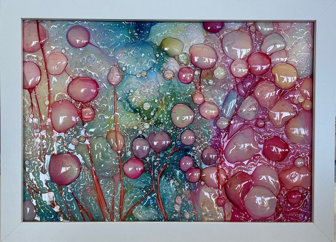 3D Fused Glass Resin Artwork 'pretty Little Things' Etsy