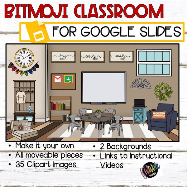 Chair Bitmoji Classroom Etsy