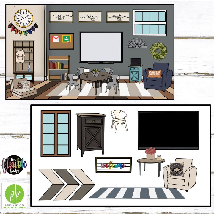 Bitmoji Classroom Bitmoji Template Digital Classroom Etsy Canada