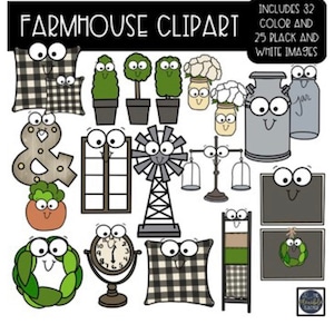 Boerderij Clipart | Bitmoji Klaslokaal | Boerderij Decor