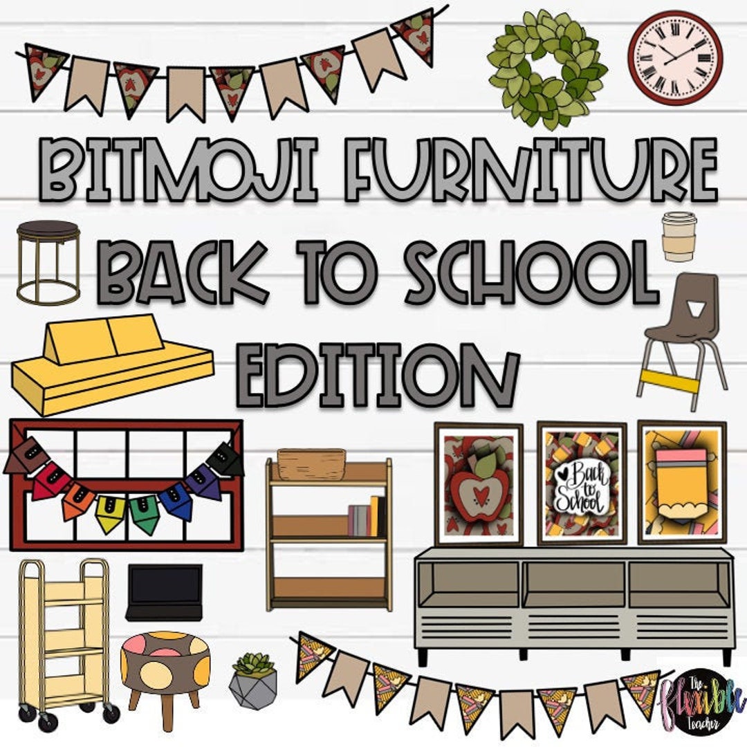 Bitmoji Classroom Decor / Construye tu aula / Edición de Etsy España