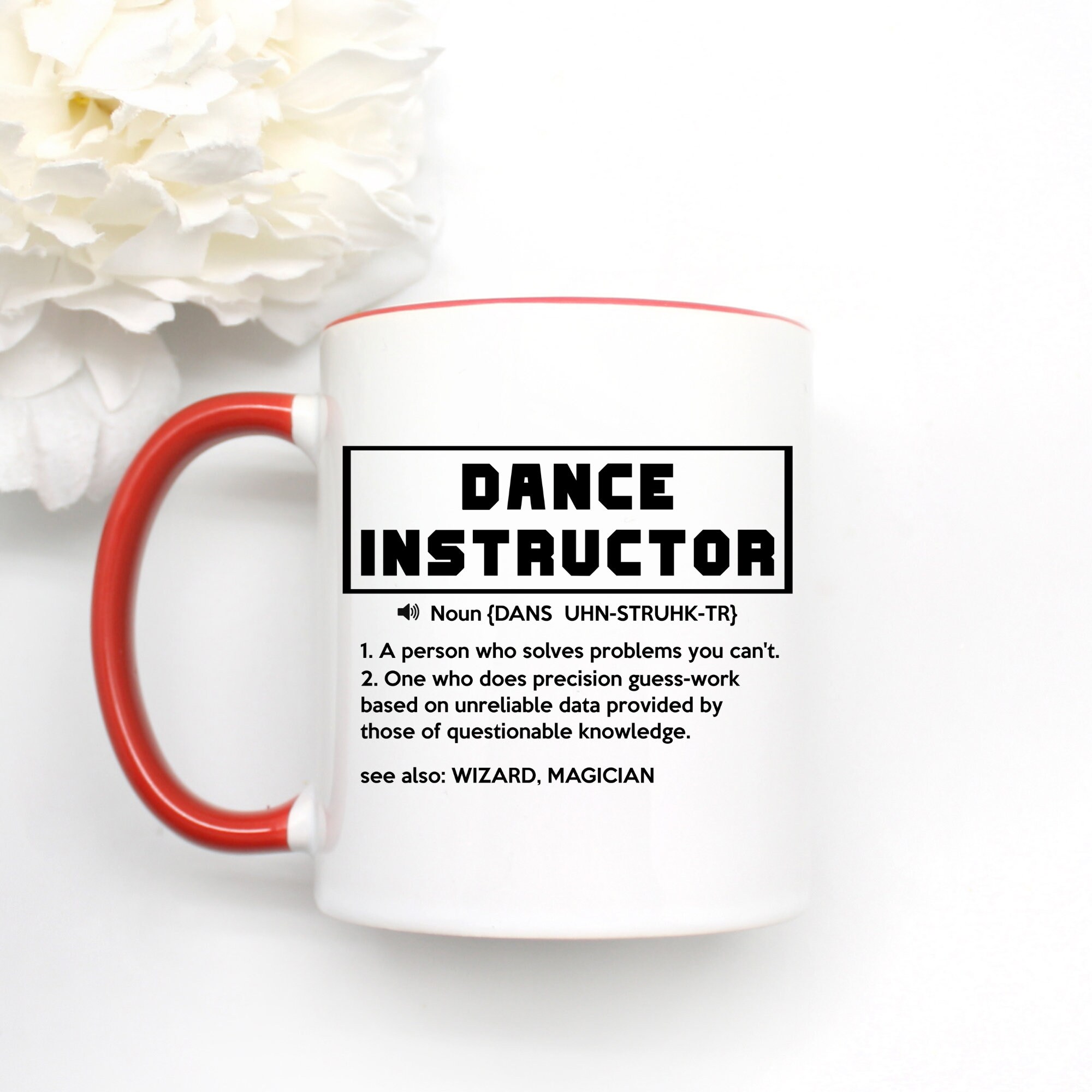 Funny Dance Instructor Mug Dance Instructor Gift for Men & Etsy — free download