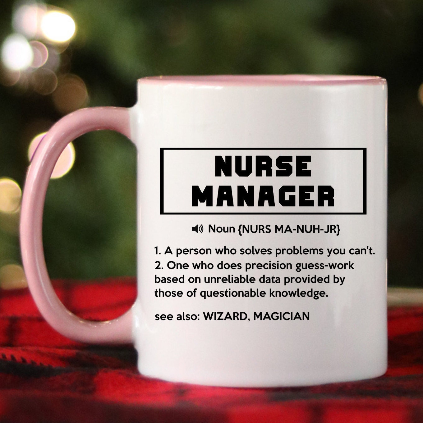 Funny Nurse Manager Gift For Women and Men Nurse Manager Mug Etsy