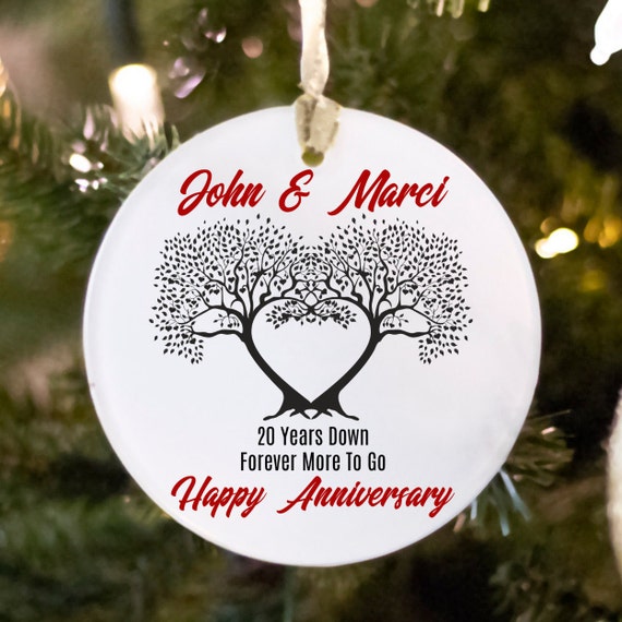 20 year anniversary ornament discount