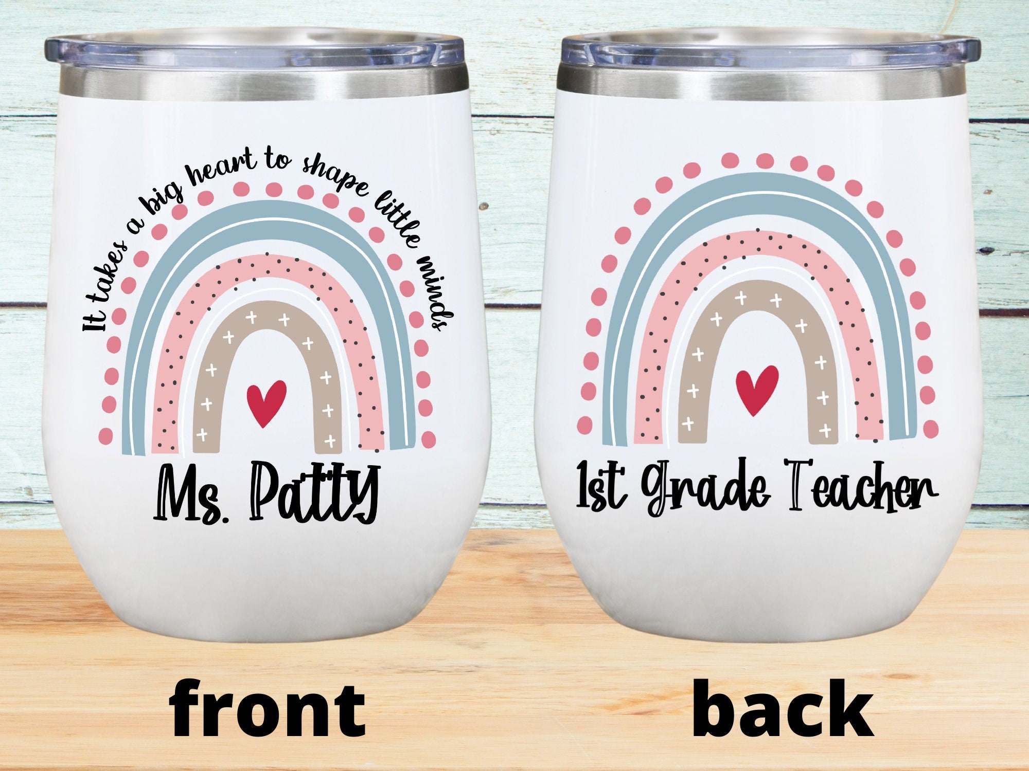 1st Grade Teacher Gift Personalized Teacher Cup Teacher Etsy UK