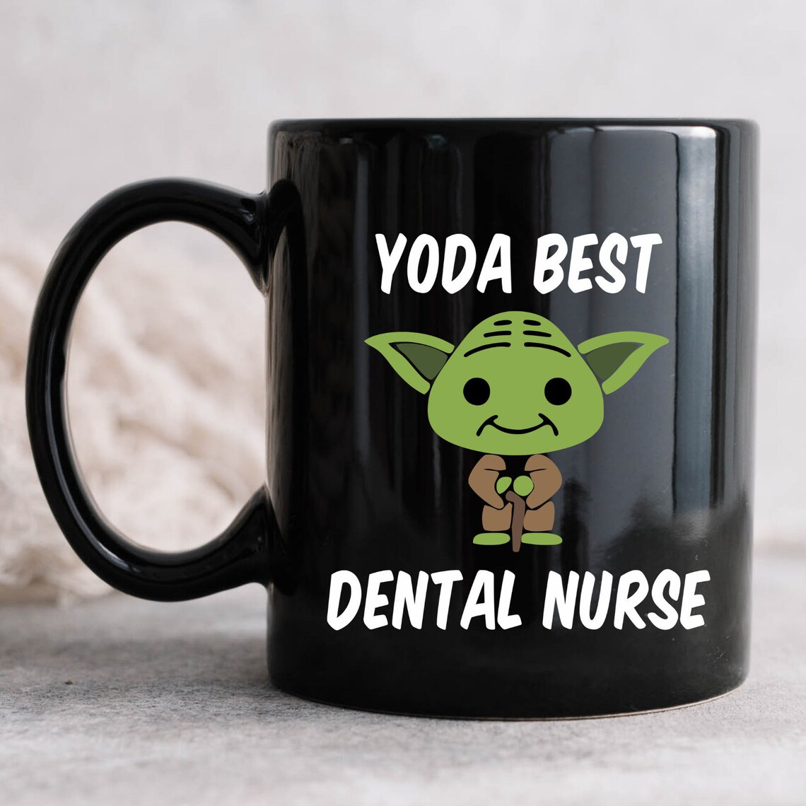Best DENTAL NURSE Gift Yoda Best Dental Nurse Mug Birthday Etsy