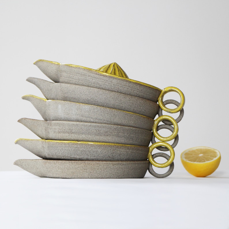 Ceramic citrus juicer handmade lemon and orange squeezer Etsy