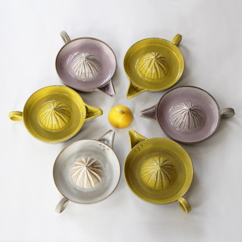 Ceramic Citrus Juicer Handmade Lemon and Orange Squeezer Etsy
