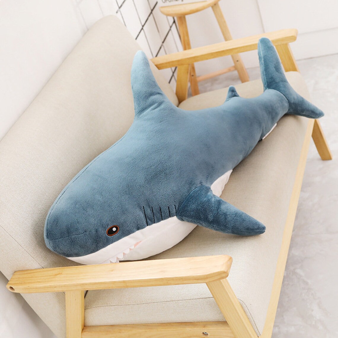 Giant Shark Stuffed Animal Shark Body Pillow Doll Plush Etsy