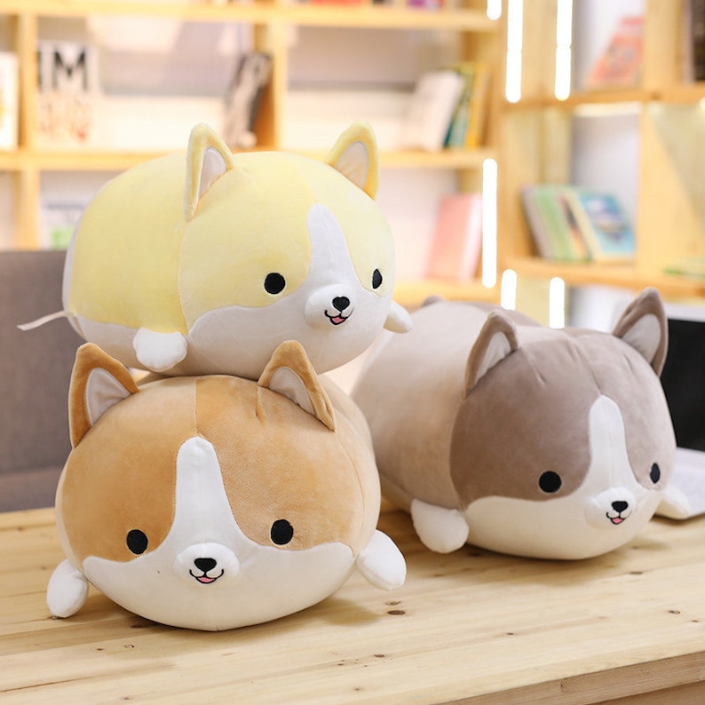 Corgi Plush Corgi Stuffed Animal Kawaii Corgi Plushie | Etsy