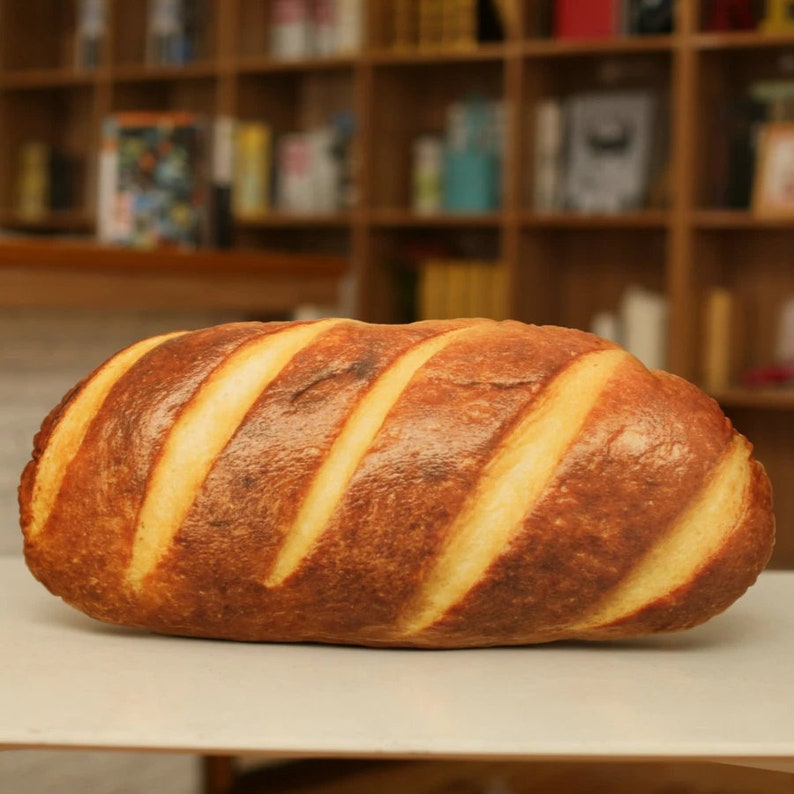 giant bread shaped pillow