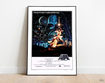 印刷可能なスターウォーズIV：新たなる希望ver.2 1977年ヴィンテージ