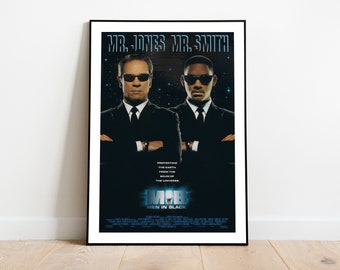 Affiche encadrée Les hommes en noir, affiche de film Les hommes en noir, art mural, décoration murale, affiche, impression tendance A4, A3, Les hommes en noir 1997