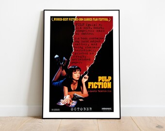 映画パルプ・フィクション サミュエル・L・ジャクソン ポスター Amazon.co.jp: パルプ・フィクション ジョン・トラボルタとサミュエル