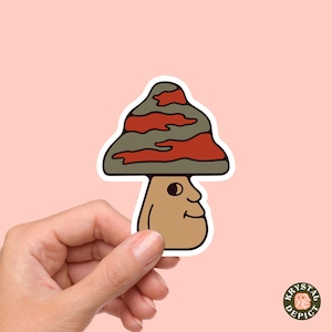 Sticker champignon, Noyau de fée, Amateur de champignons, Ordinateur, Sticker bouteille d'eau, Amateur de champignons, Sticker champignon vénéneux, Esthétique forêt, Porcini