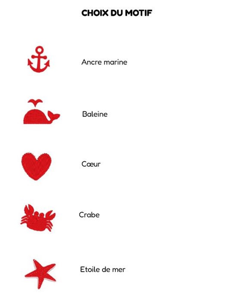Grande trousse marinière brodée personnalisée Pochette rayée personnalisable en coton pour enfants image 3