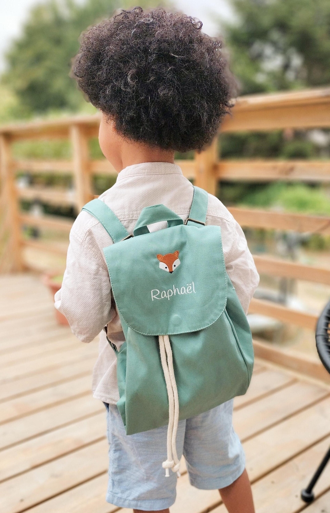 Sac à Dos Brodé Main En Chanvre Et Coton – Style Ethnique Soleil/lune – Fabriqué Au Népal – Neuf