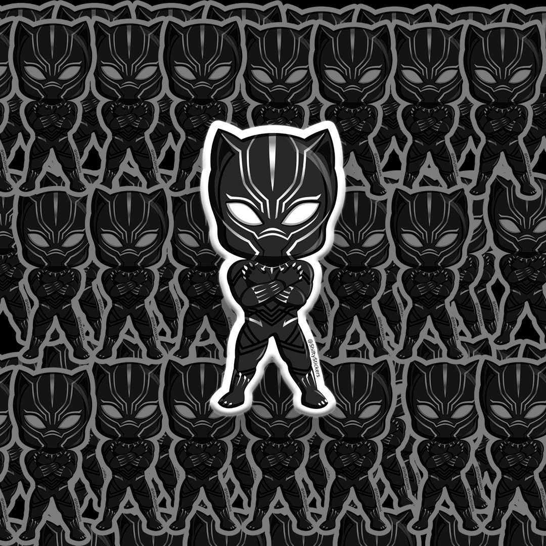 Wakanda Forever Black Panther Sticker Water - Etsy Hong Kong Wakanda Forever Black Panther Sticker Water - Etsy Hong Kong
