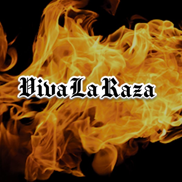 Viva La Raza Sticker - Water Resistant/Scratch Proof - Latino Heat