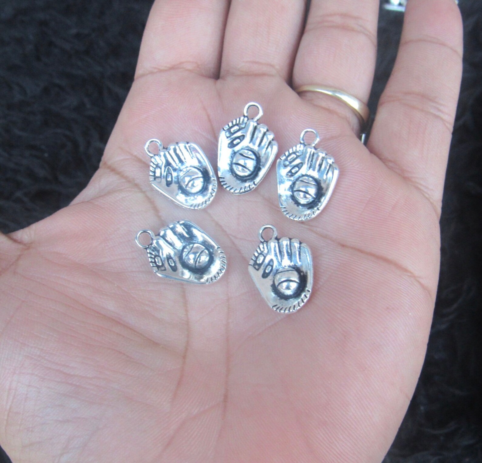 Baseball Charm Athletic Charms Sports Charms Craft Etsy