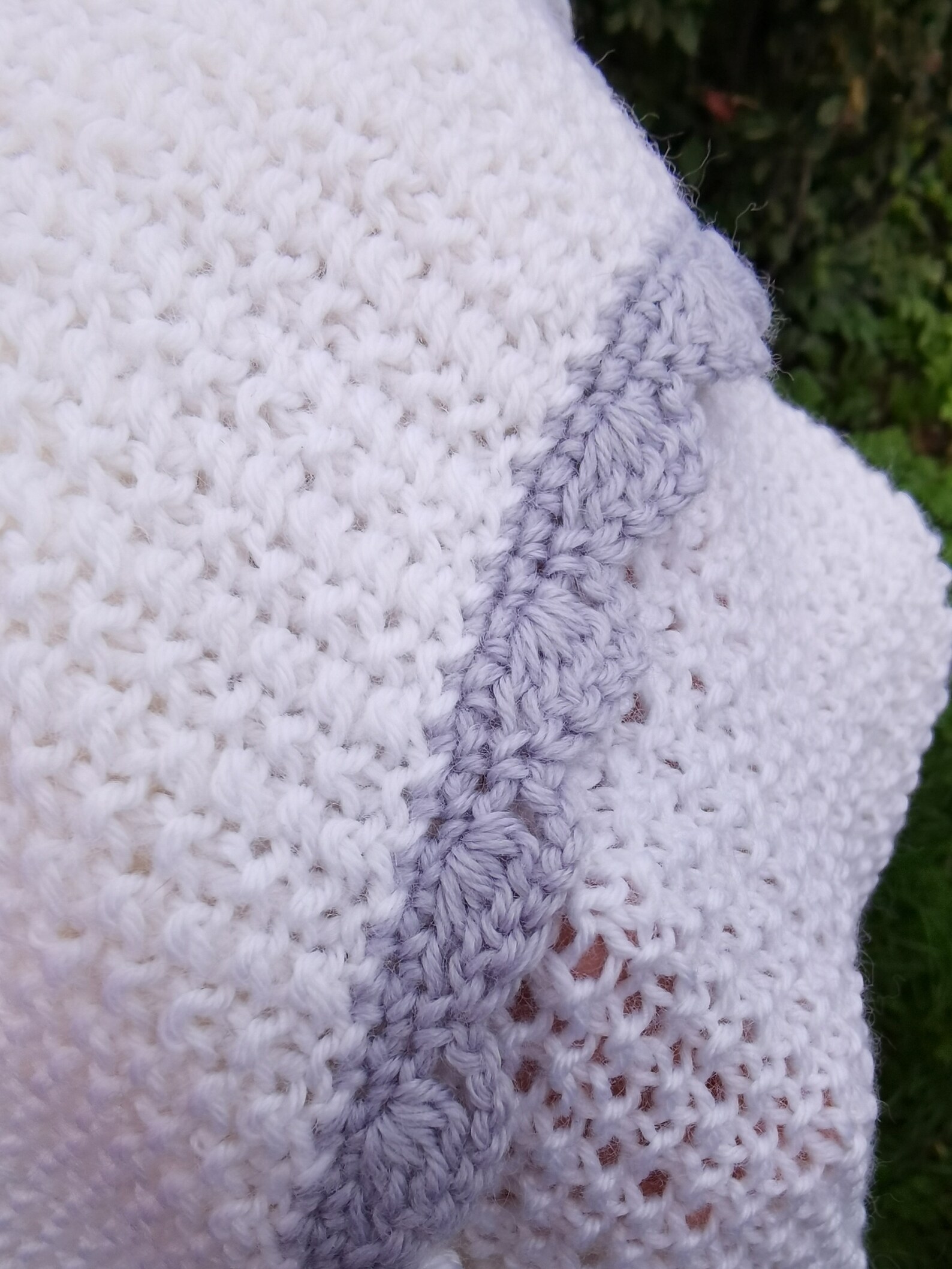 Baptism blanket. Wool blanket for newborn. Knit baby Etsy